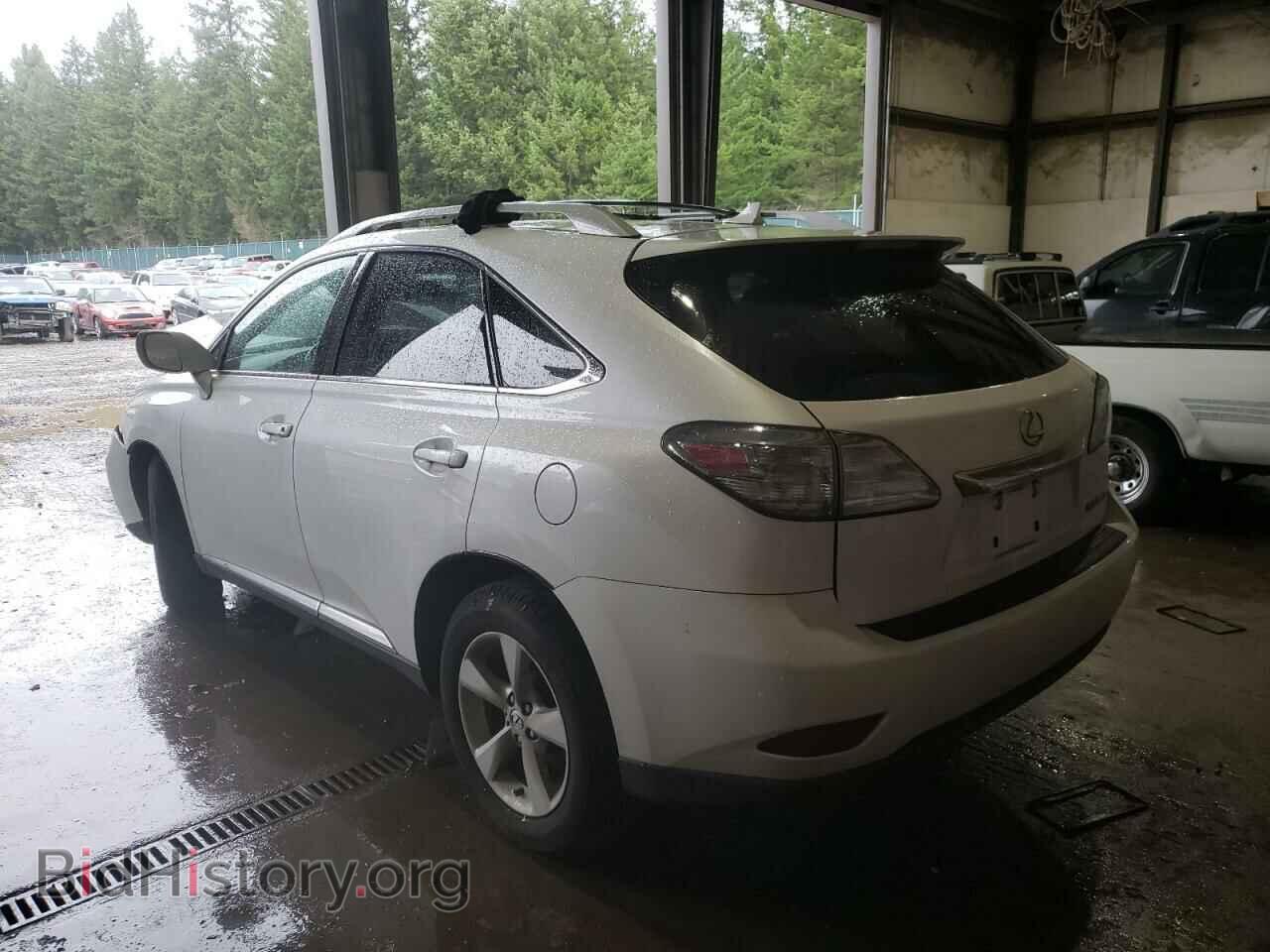 2012 LEXUS RX350 - VIN: 2T2BK1BAXCC133806 - Фото 3