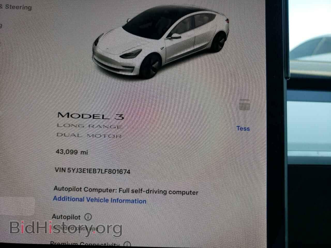 2020 TESLA MODEL 3 - VIN: 5YJ3E1EB7LF801674 - Фото 9
