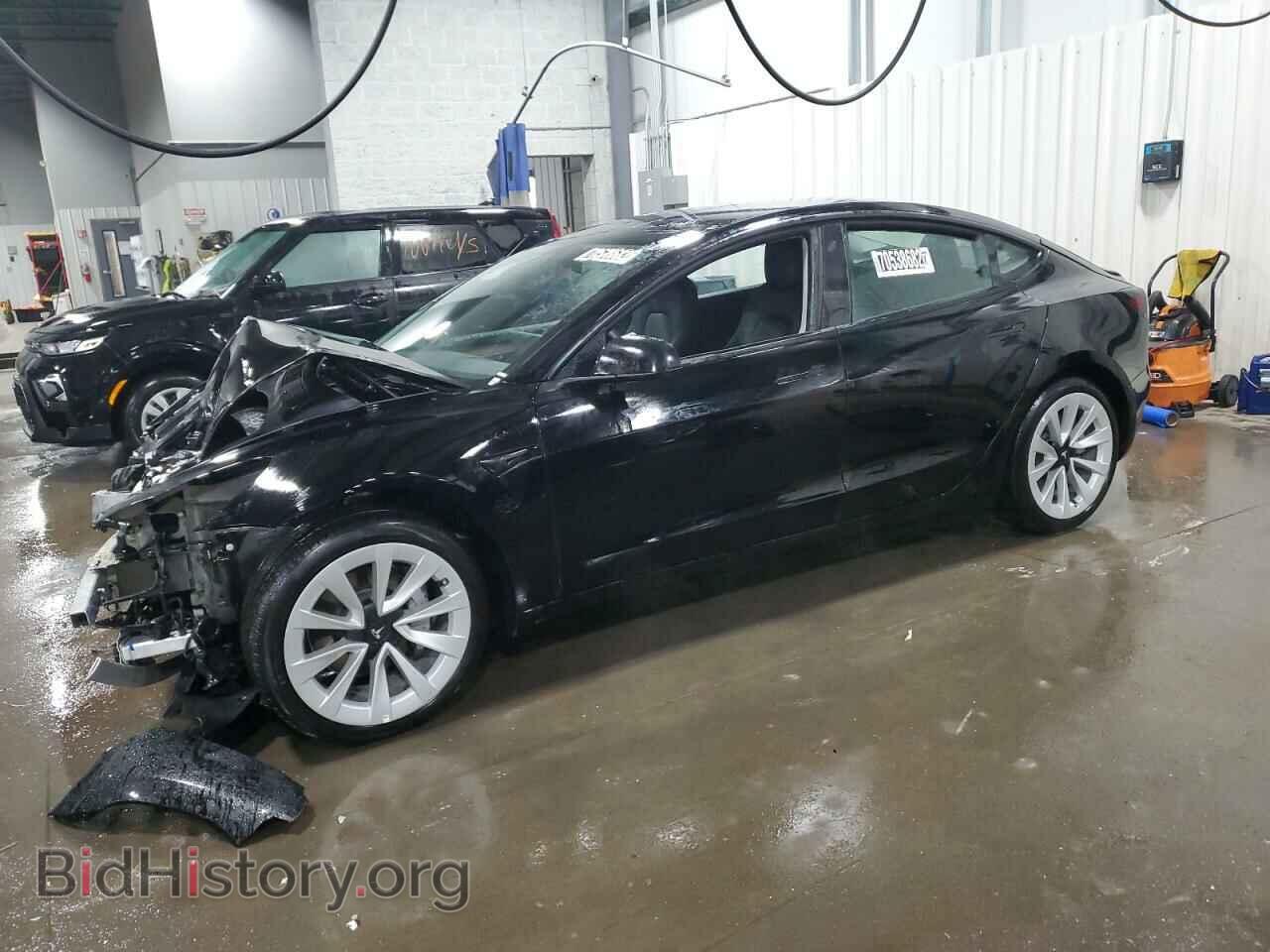 Фотография 5YJ3E1EA6NF186609 - TESLA MODEL 3 2022