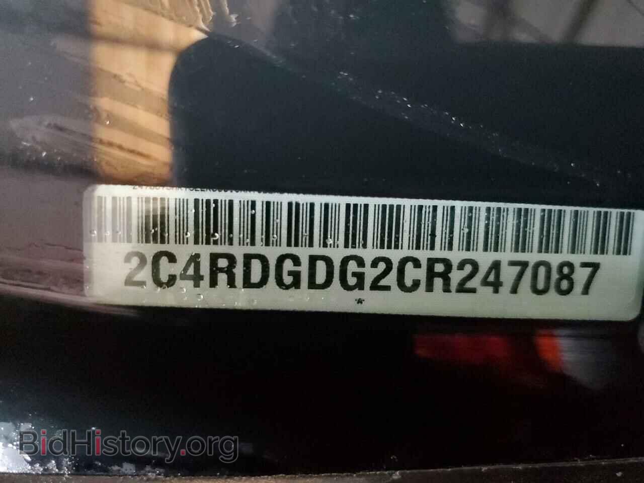 2012 DODGE CARAVAN - VIN: 2C4RDGDG2CR247087 - Фото 13