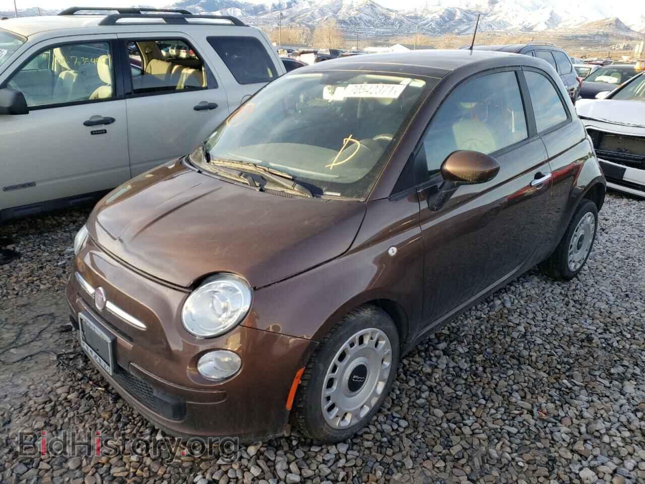 2012 FIAT 500 - VIN: 3C3CFFAR3CT196443 - Фото 2