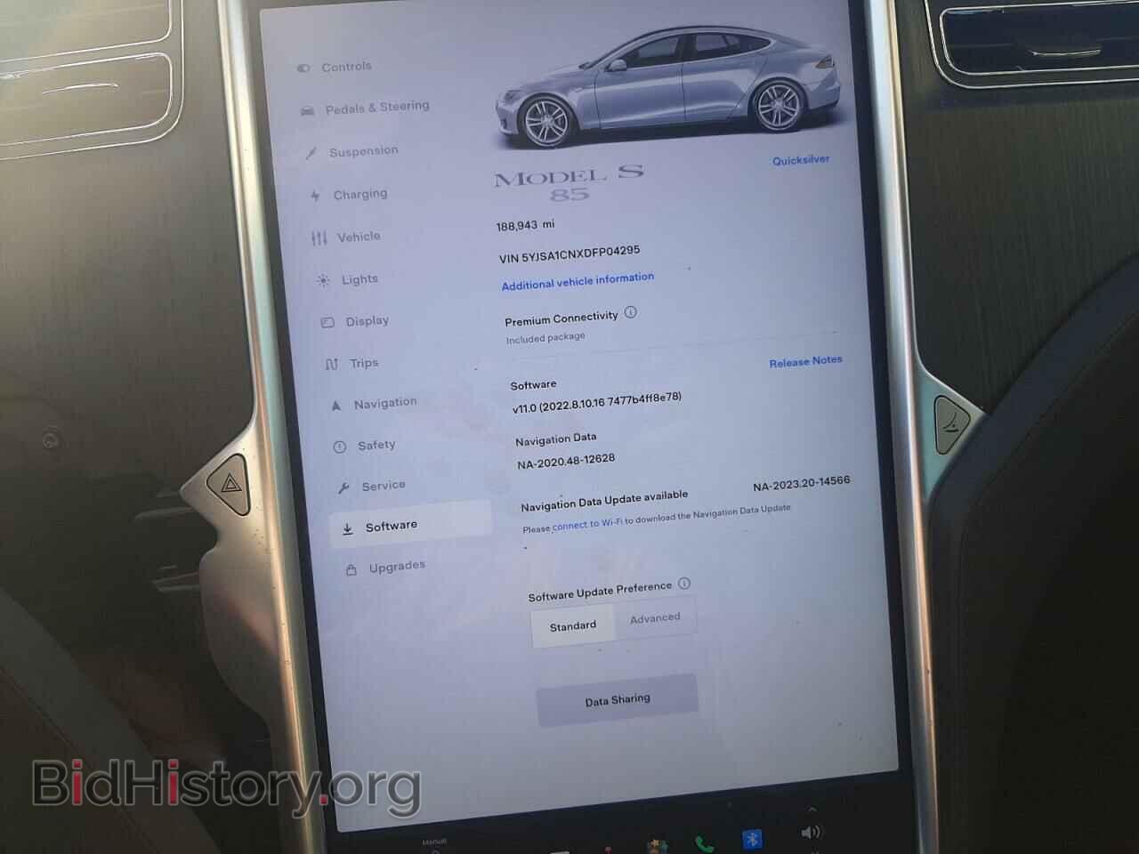 2013 TESLA MODEL S - VIN: 5YJSA1CNXDFP04295 - Photo 9
