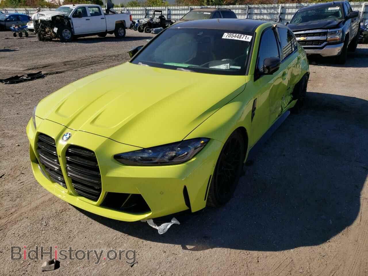 2021 BMW M3 - VIN: WBS53AY02MFL42052 - Фото 2