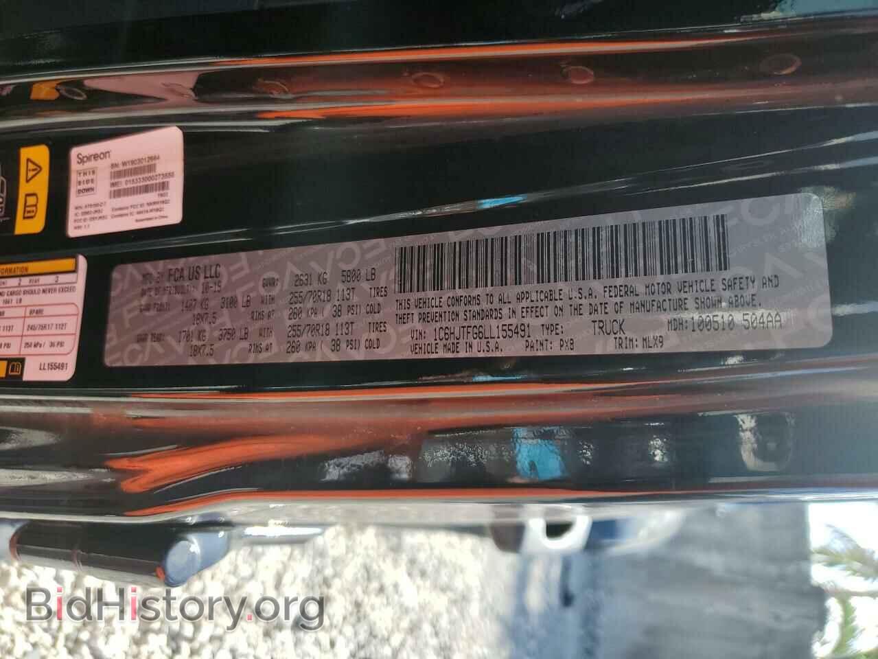 2020 JEEP GLADIATOR - VIN: 1C6HJTFG6LL155491 - Фото 13
