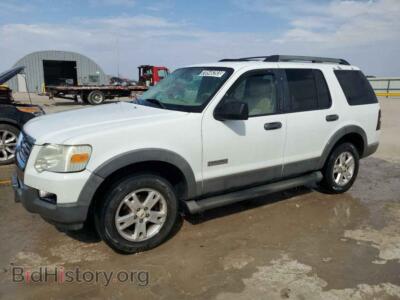 2006 Ford EXPLORER Explorer X, белый — VIN 1FMEU73E36UB36629, Copart