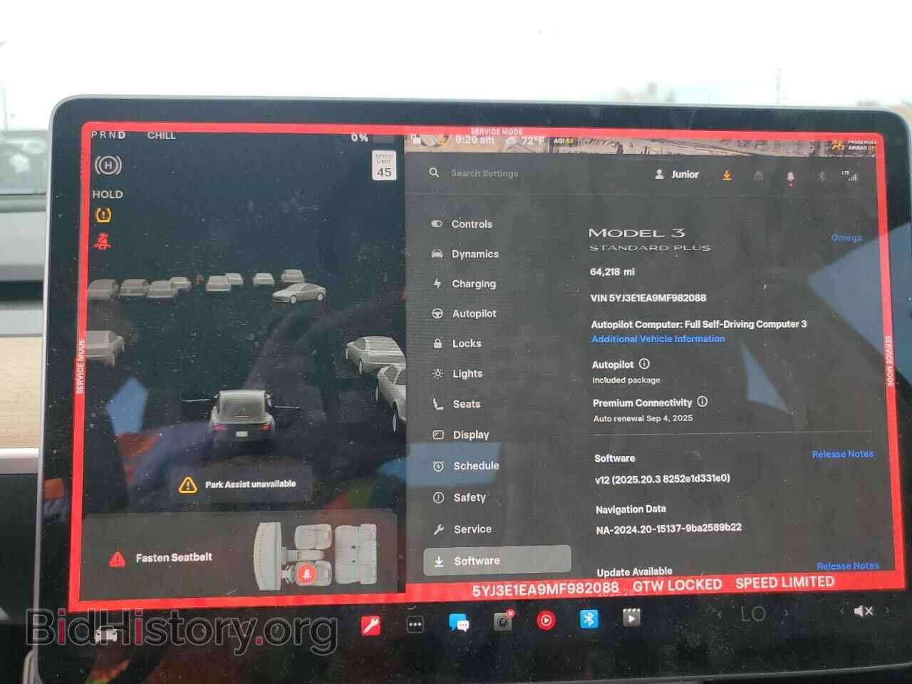 2021 TESLA MODEL 3 - VIN: 5YJ3E1EA9MF982088 - Фото 9