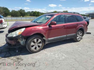 2011 Subaru OUTBACK 2.5I Premium, красный — VIN 4S4BRCGC6B3375128, Copart