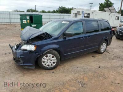 2016 Dodge CARAVAN SE, blue — VIN 2C4RDGBGXGR106115, Copart
