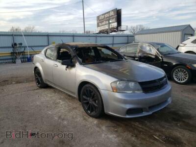 2014 Dodge AVENGER Avenger SE, серебристый — VIN 1C3CDZAB3EN132691, Copart