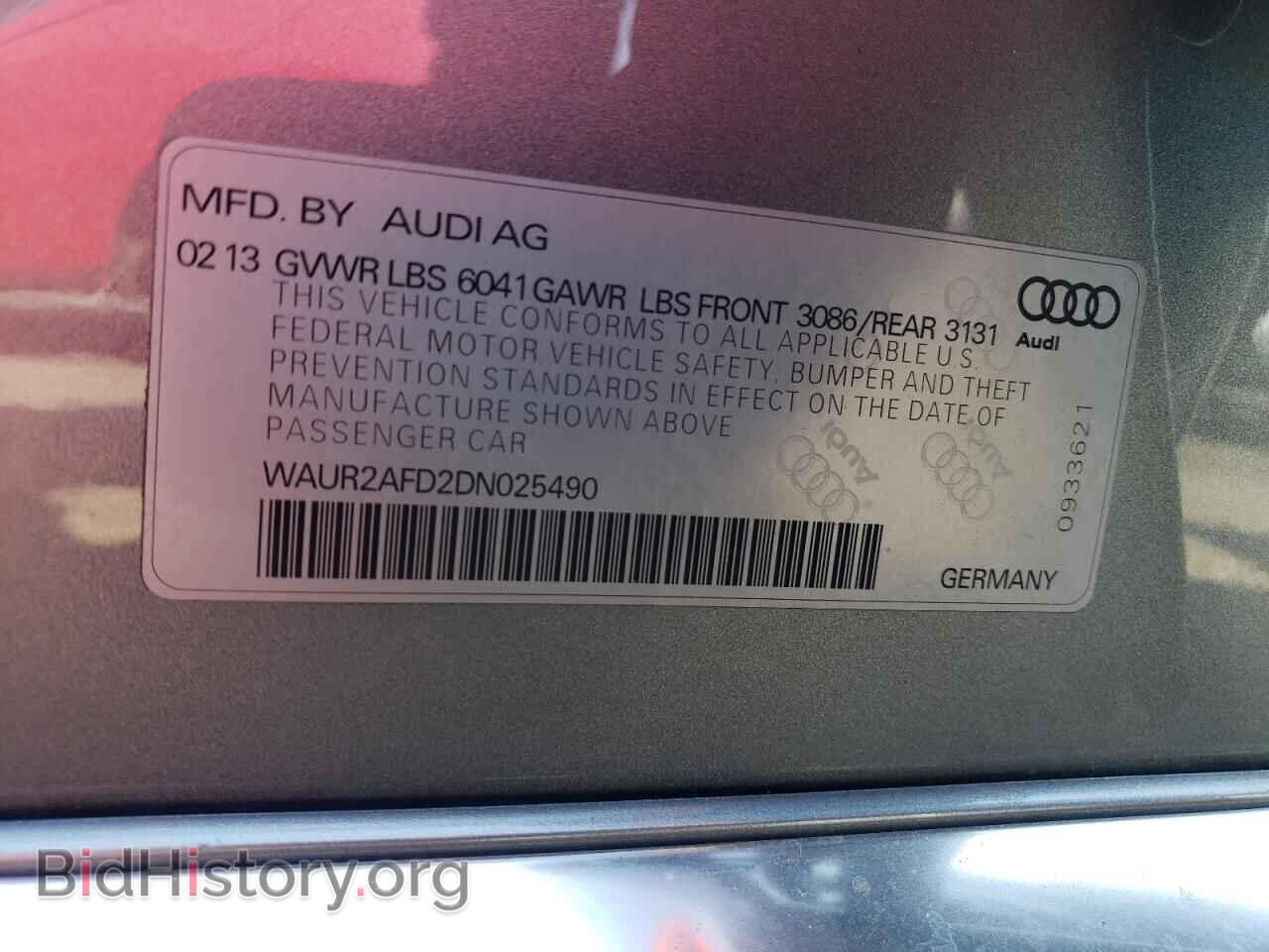2013 AUDI A8 - VIN: WAUR2AFD2DN025490 - Photo 12