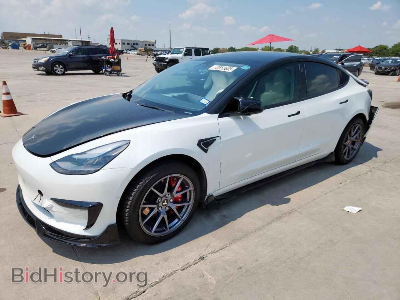 Photo 5YJ3E1EB9NF228912 - TESLA MODEL 3 2022
