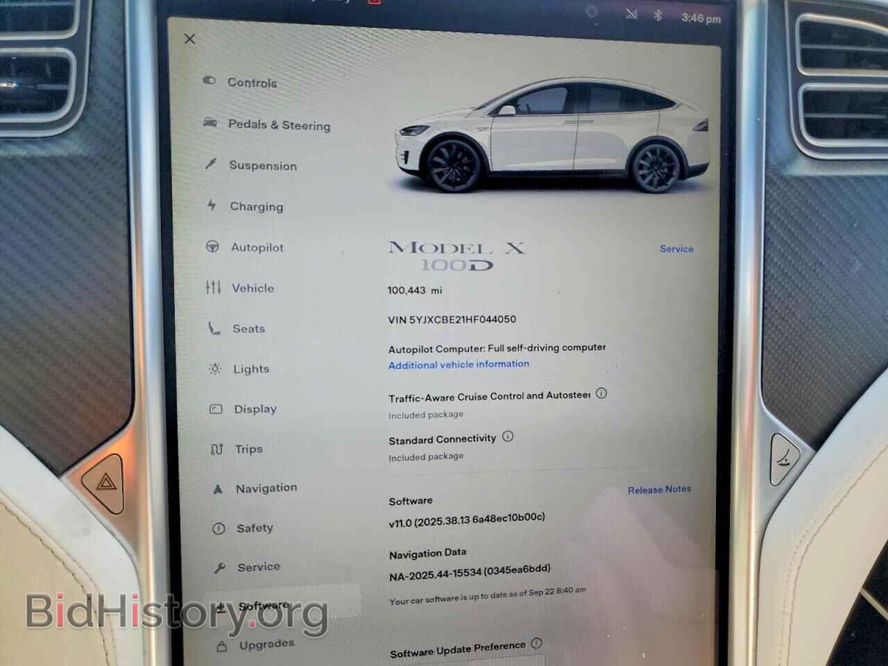 2017 TESLA MODEL X - VIN: 5YJXCBE21HF044050 - Photo 9