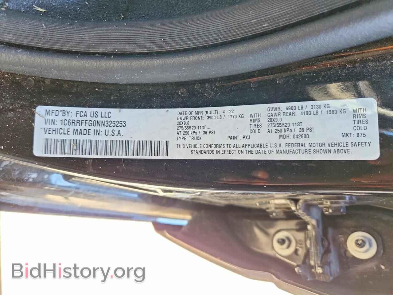 2022 RAM 1500 - VIN: 1C6RRFFG0NN325253 - Photo 12