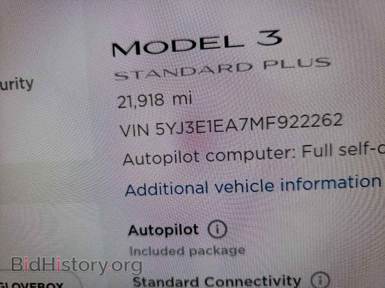 2021 TESLA MODEL 3 - VIN: 5YJ3E1EA7MF922262 - Photo 8