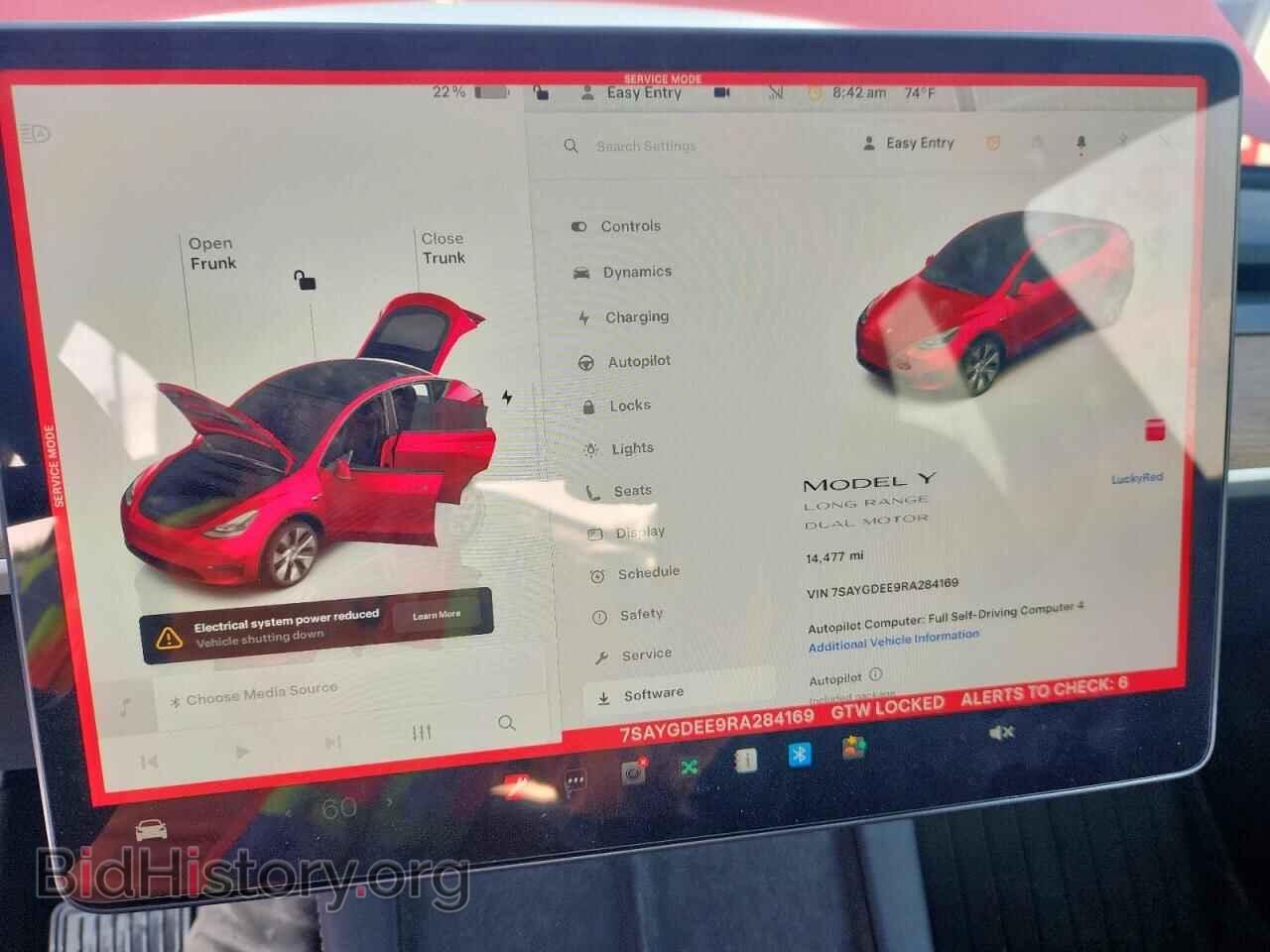 2024 TESLA MODEL Y - VIN: 7SAYGDEE9RA284169 - Фото 9