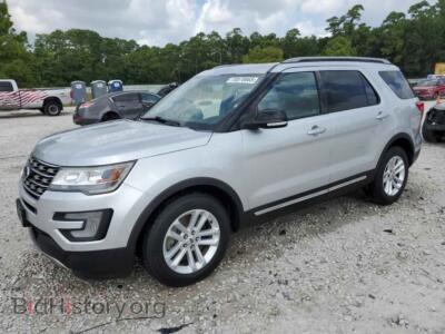 2017 Ford EXPLORER XLT, silver — VIN 1FM5K7D80HGC20536, Copart