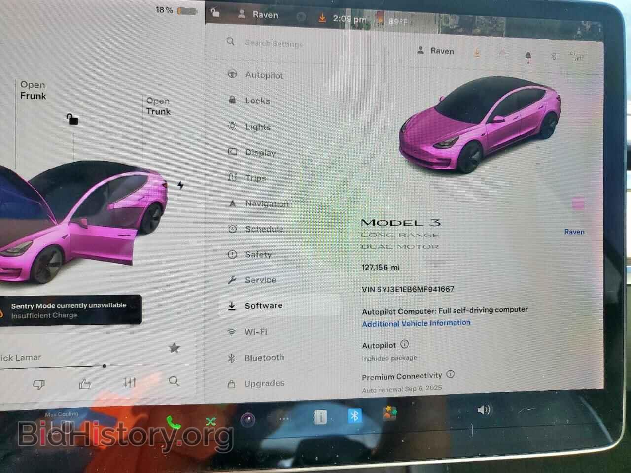 2021 TESLA MODEL 3 - VIN: 5YJ3E1EB6MF941667 - Photo 9