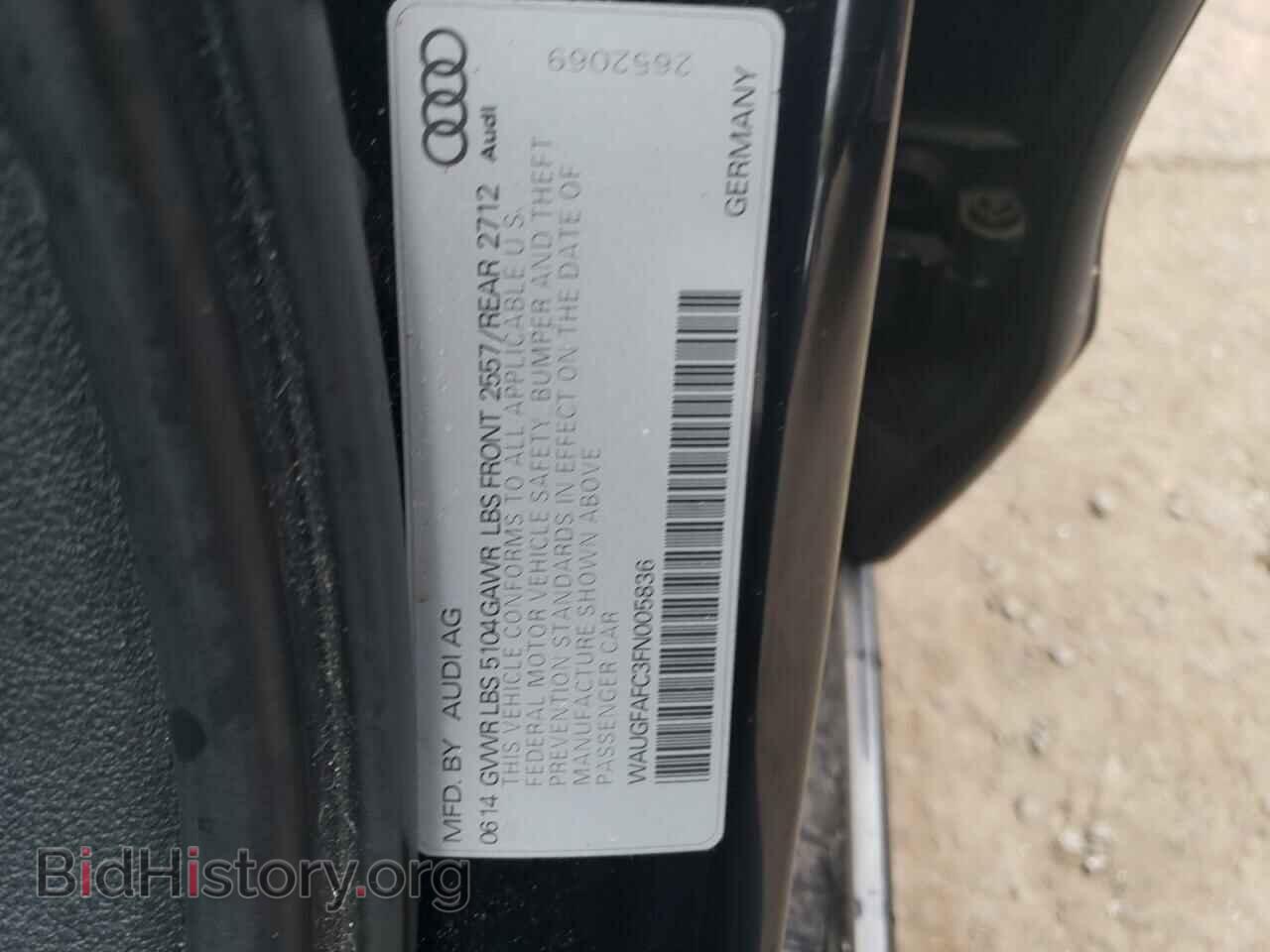 2015 AUDI A6 - VIN: WAUGFAFC3FN005836 - Фото 12