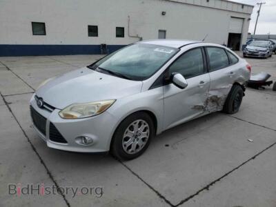 2012 Ford FOCUS SE, серебристый — VIN 1FAHP3F24CL184053, Copart