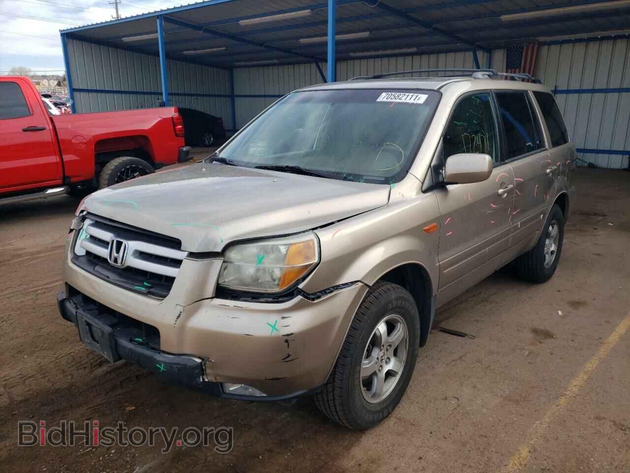 2006 HONDA PILOT - VIN: 2HKYF18546H501038 - Фото 2