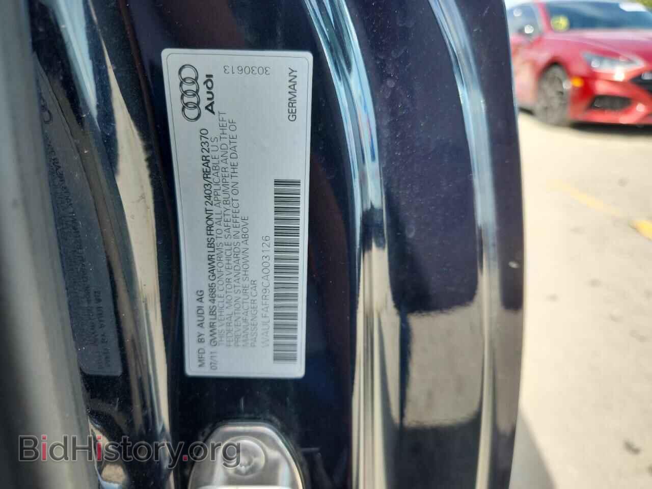 2012 AUDI A5 - VIN: WAULFAFR9CA003126 - Photo 12