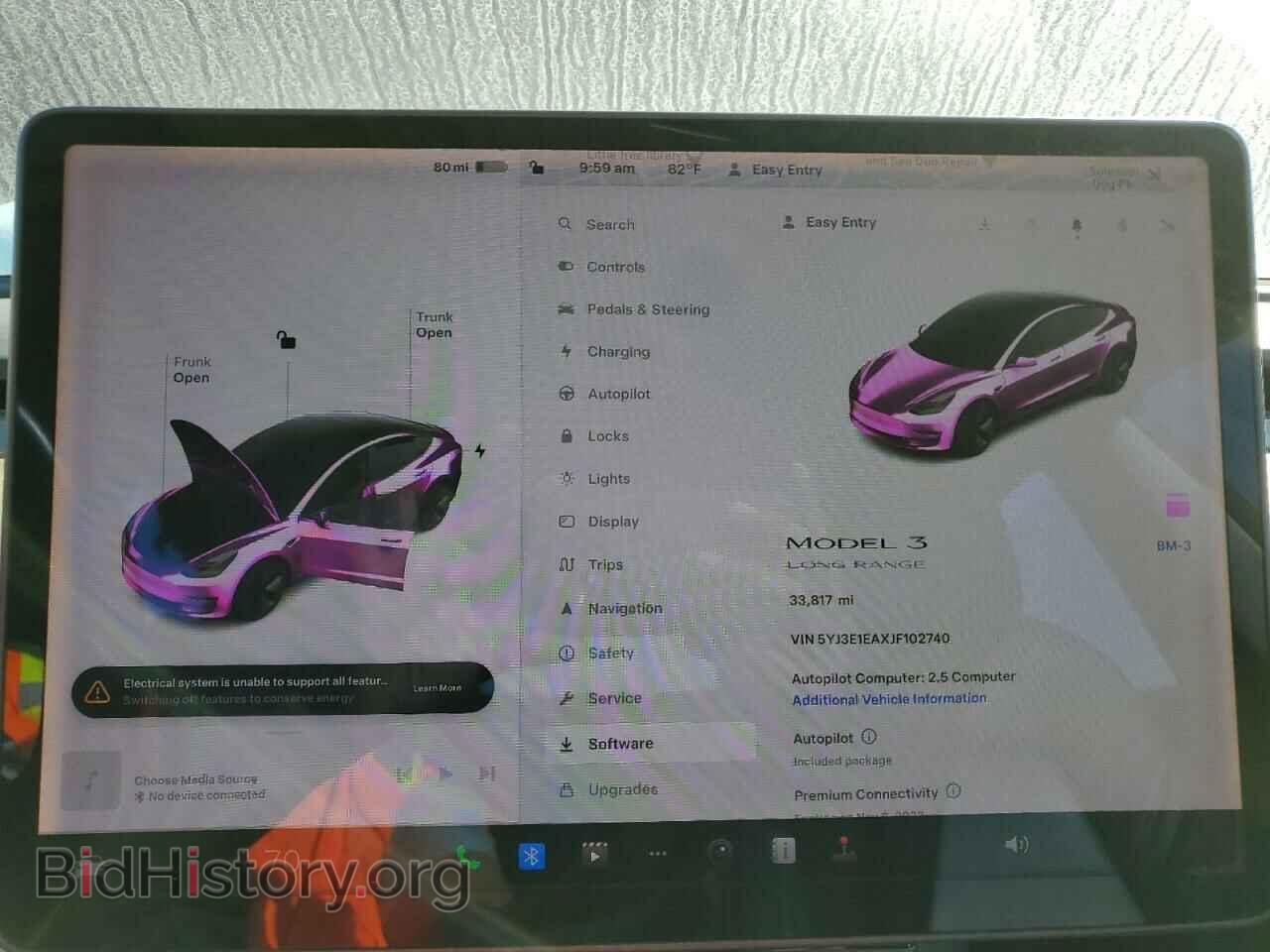 2018 TESLA MODEL 3 - VIN: 5YJ3E1EAXJF102740 - Photo 9