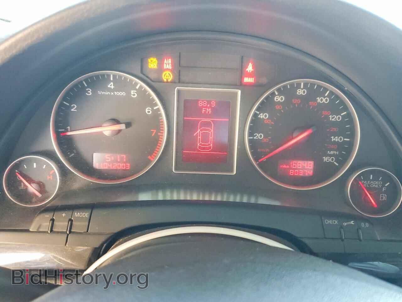2005 AUDI A4 - VIN: WAULC68E05A008119 - Фото 9