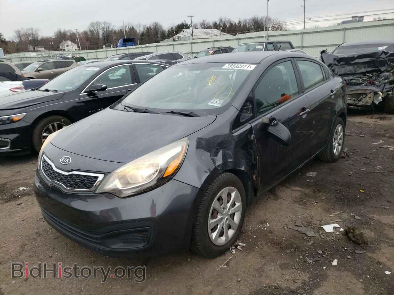 2012 KIA RIO - VIN: KNADN4A36C6088537 - Фото 2