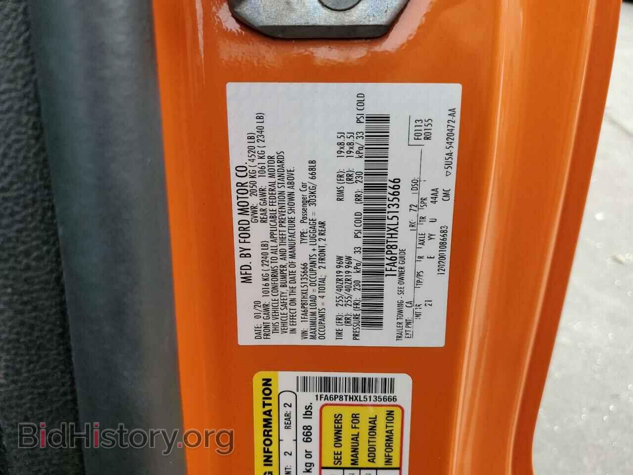 2020 FORD ALL Models - VIN: 1FA6P8THXL5135666 - Фото 13