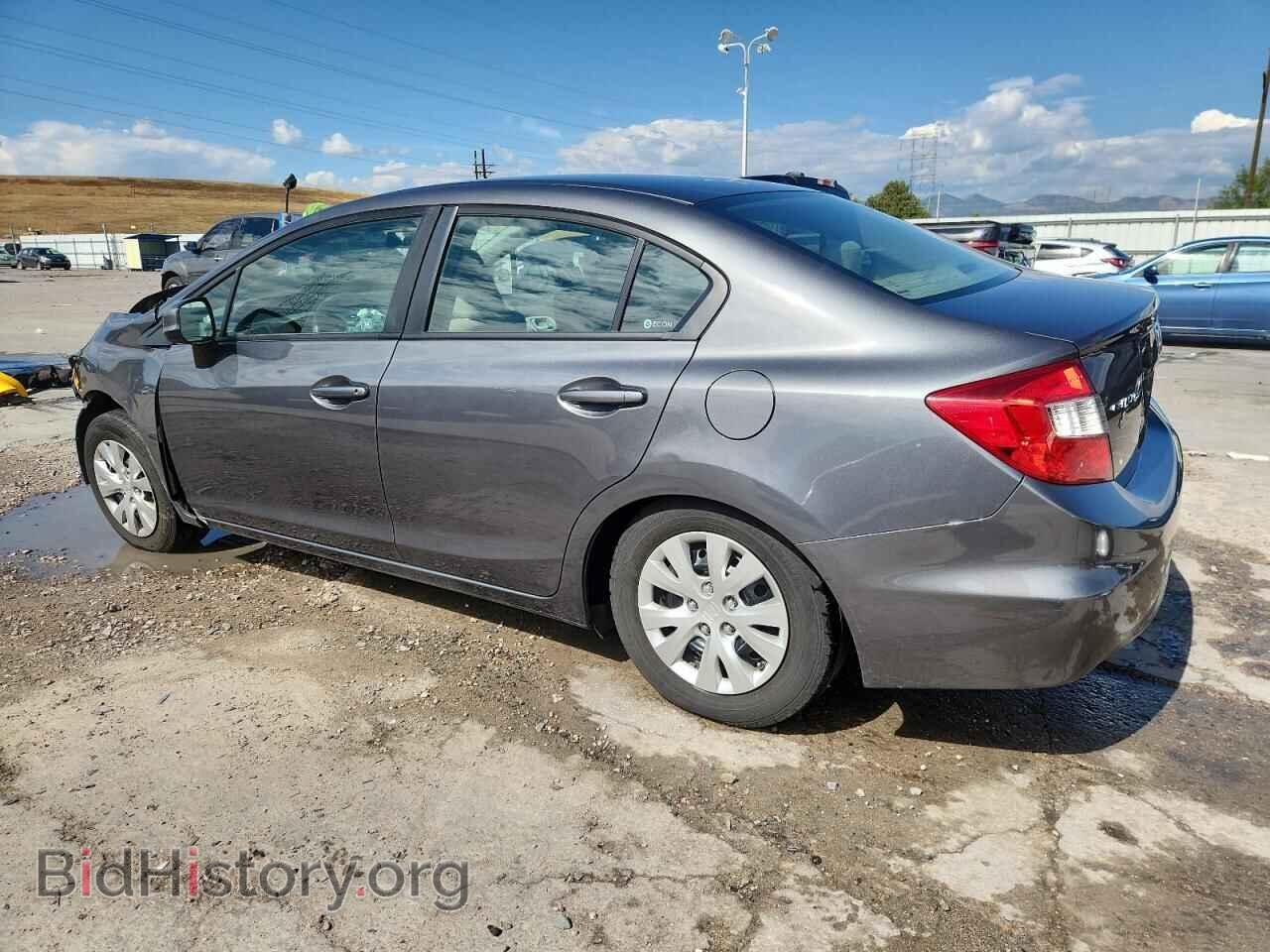 2012 HONDA CIVIC - VIN: 2HGFB2F57CH559887 - Фото 2