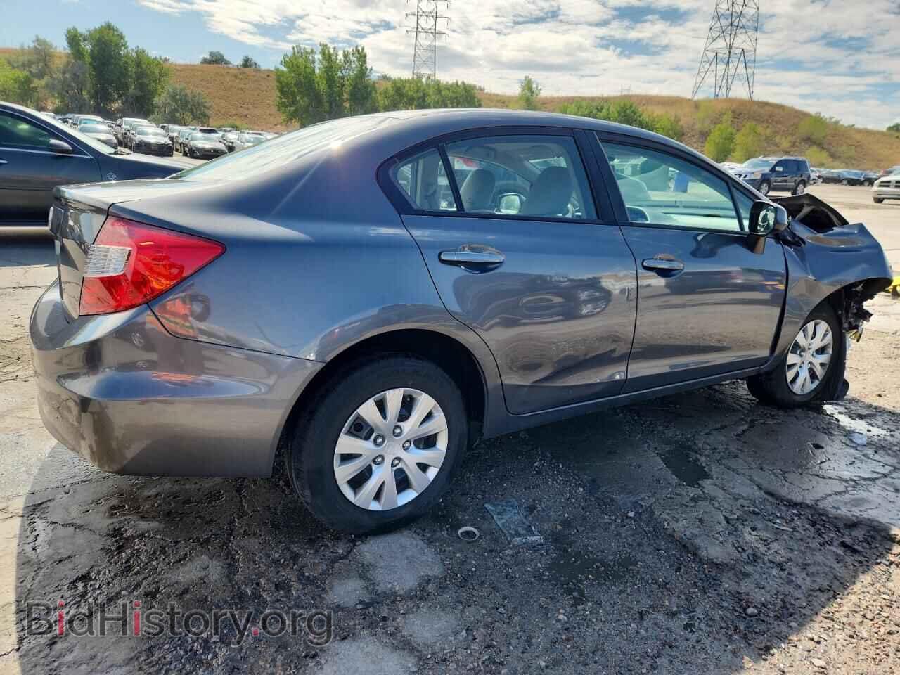 2012 HONDA CIVIC - VIN: 2HGFB2F57CH559887 - Фото 3