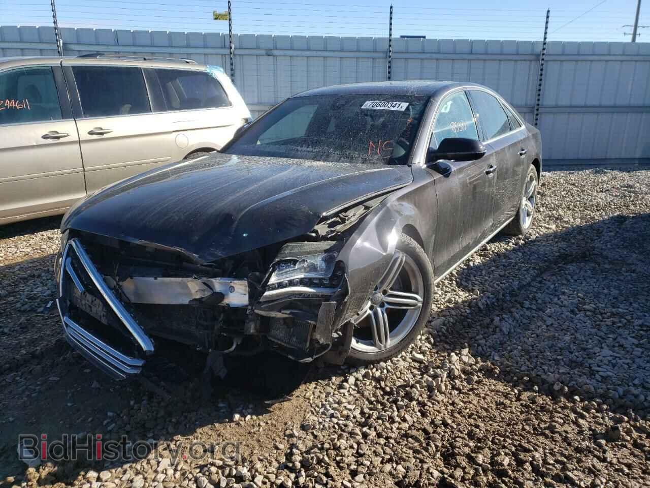 2013 AUDI A8 - VIN: WAUAGAFD2DN005853 - Фото 2