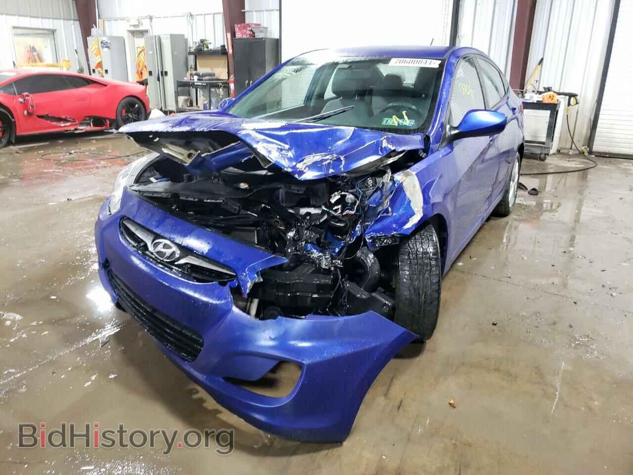 2013 HYUNDAI ACCENT - VIN: KMHCU4AEXDU296108 - Фото 2