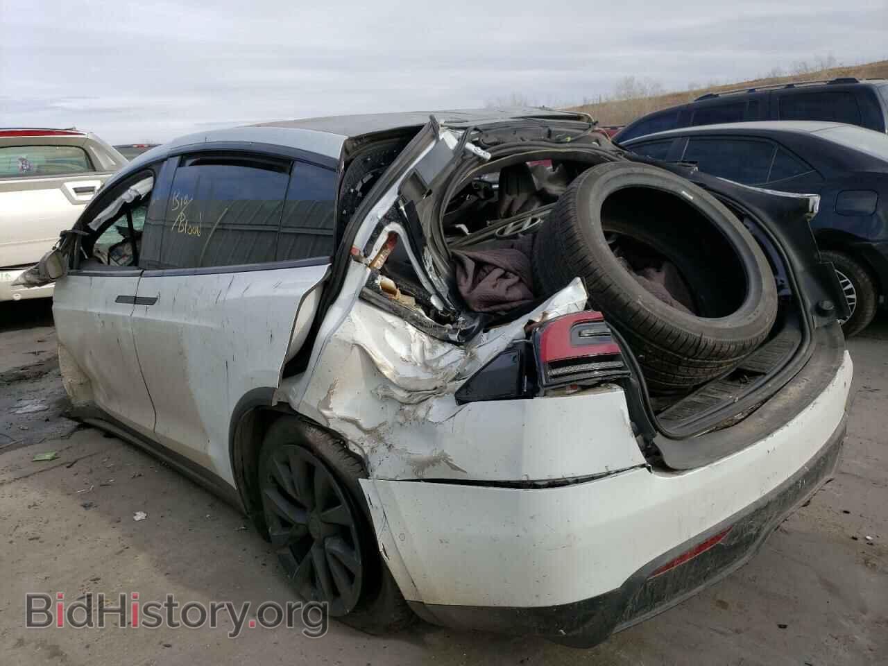 2022 TESLA MODEL X - VIN: 7SAXCBE69NF339074 - Фото 2
