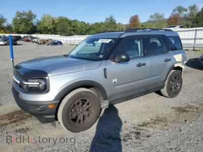 2021 Ford BRONCO Big Bend, серебристый — VIN 3FMCR9B69MRA99301, Copart