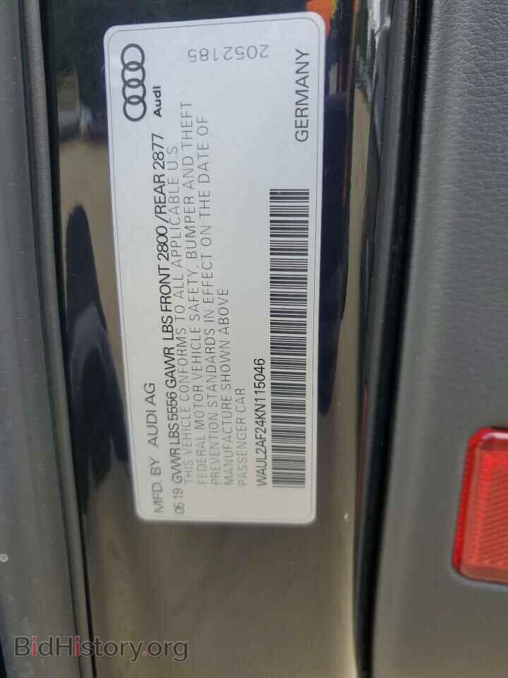 2019 AUDI A6 - VIN: WAUL2AF24KN115046 - Фото 12