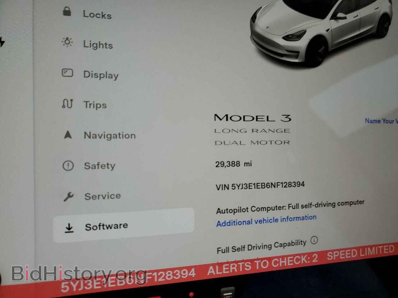2022 TESLA MODEL 3 - VIN: 5YJ3E1EB6NF128394 - Фото 9