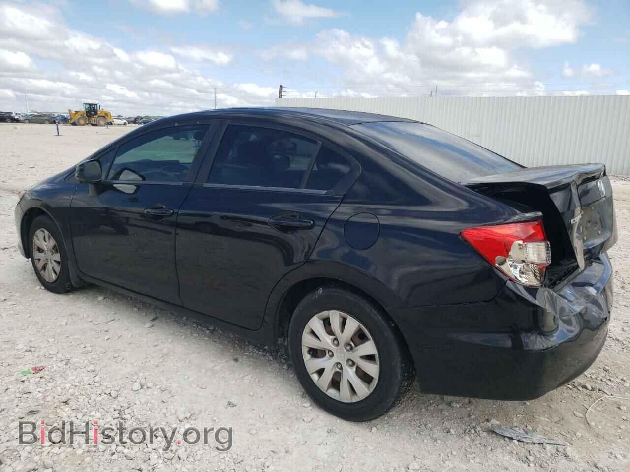 2012 HONDA CIVIC - VIN: 2HGFB2F43CH105191 - Фото 2