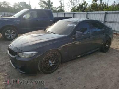 2018 BMW M3, black — VIN WBS8M9C52J5L01112, Copart