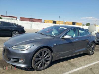 2021 Tesla MODEL S, gray — VIN 5YJSA1E28MF425611, Copart