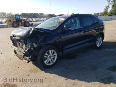 2017 Ford EDGE Edge SEL, black — VIN 2FMPK3J90HBB25321, Copart