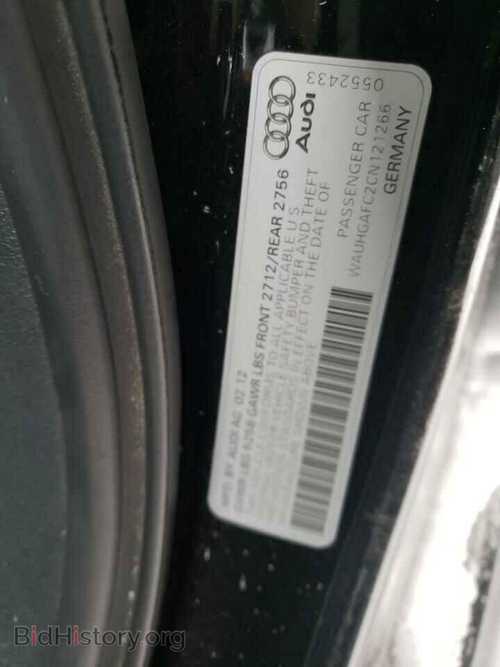 2012 AUDI A6 - VIN: WAUHGAFC2CN121266 - Фото 10