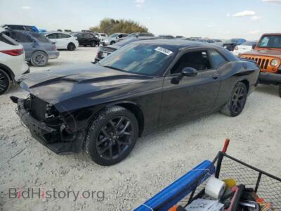 2023 Dodge CHALLENGER SXT, черный — VIN 2C3CDZAG6PH670289, Copart