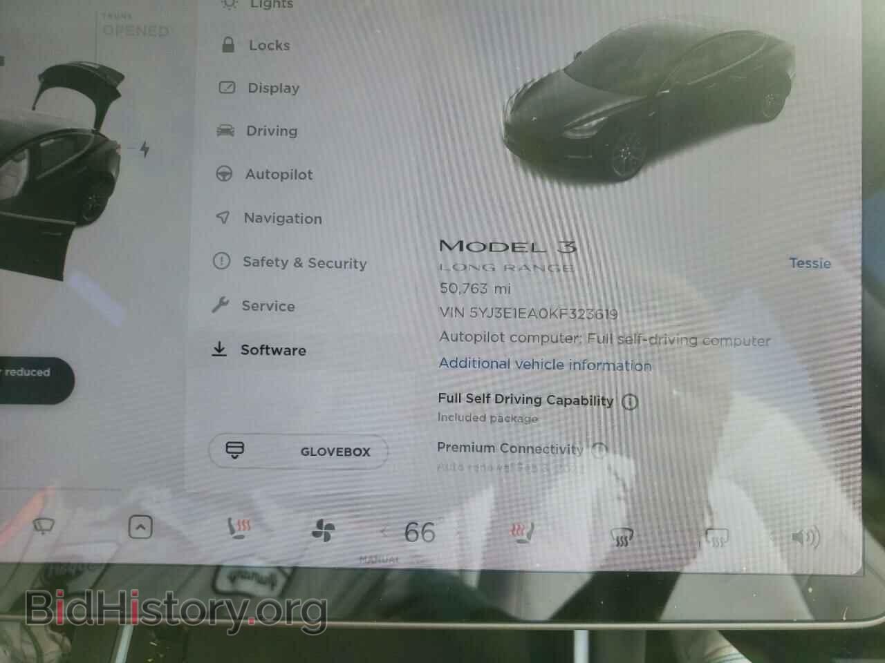 2019 TESLA MODEL 3 - VIN: 5YJ3E1EA0KF323619 - Фото 8