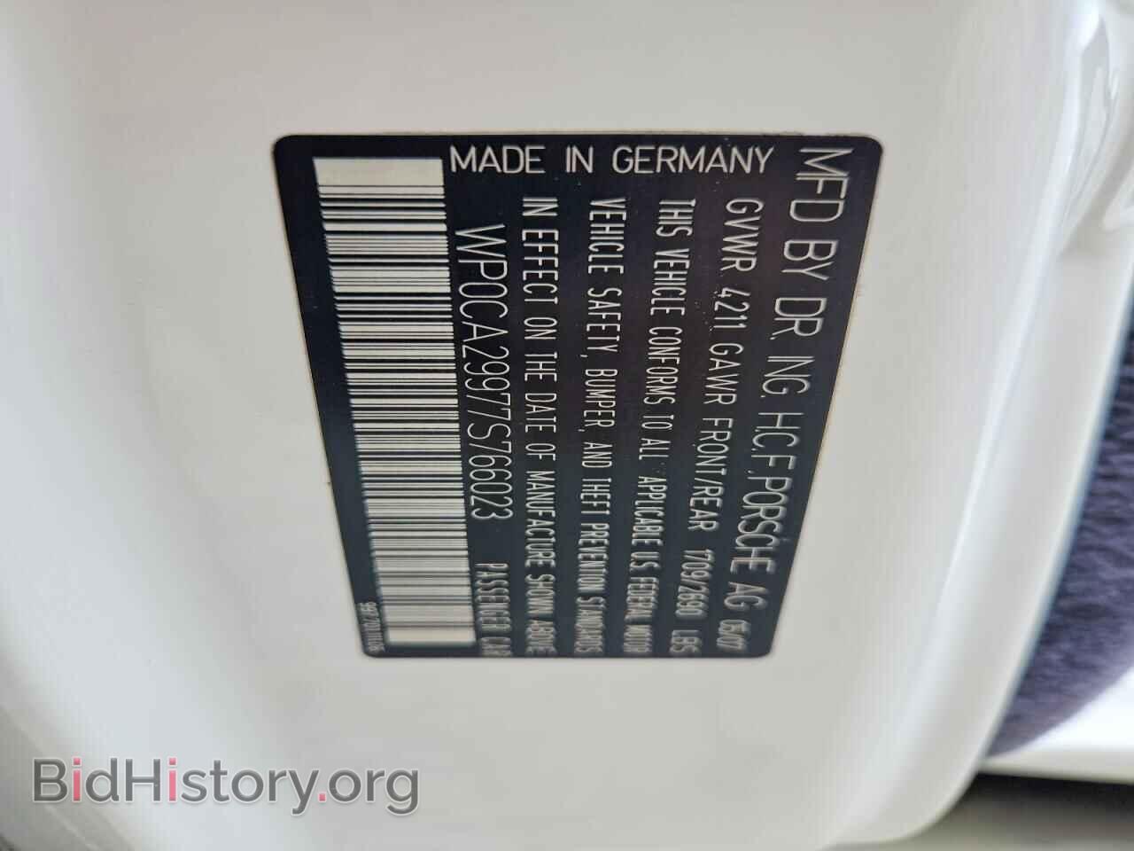 2007 PORSCHE 911 - VIN: WP0CA29977S766023 - Фото 13