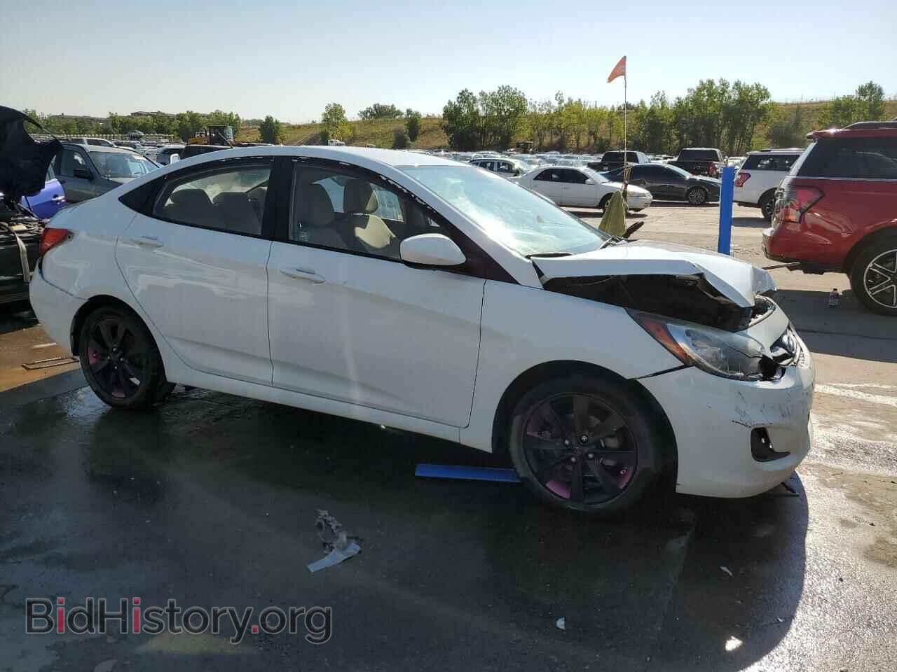 2013 HYUNDAI ACCENT - VIN: KMHCT4AE0DU444169 - Фото 4