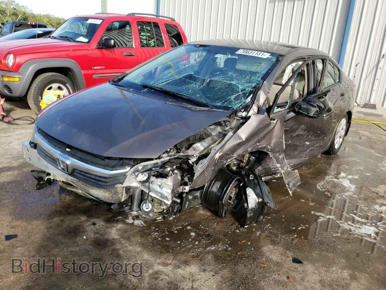 2012 HONDA CIVIC - VIN: 2HGFB2F51CH513326 - Фото 2