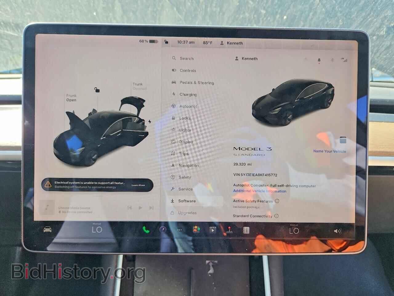2019 TESLA MODEL 3 - VIN: 5YJ3E1EA8KF415772 - Photo 9