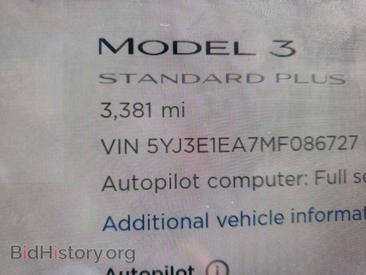 2021 TESLA MODEL 3 - VIN: 5YJ3E1EA7MF086727 - Photo 8