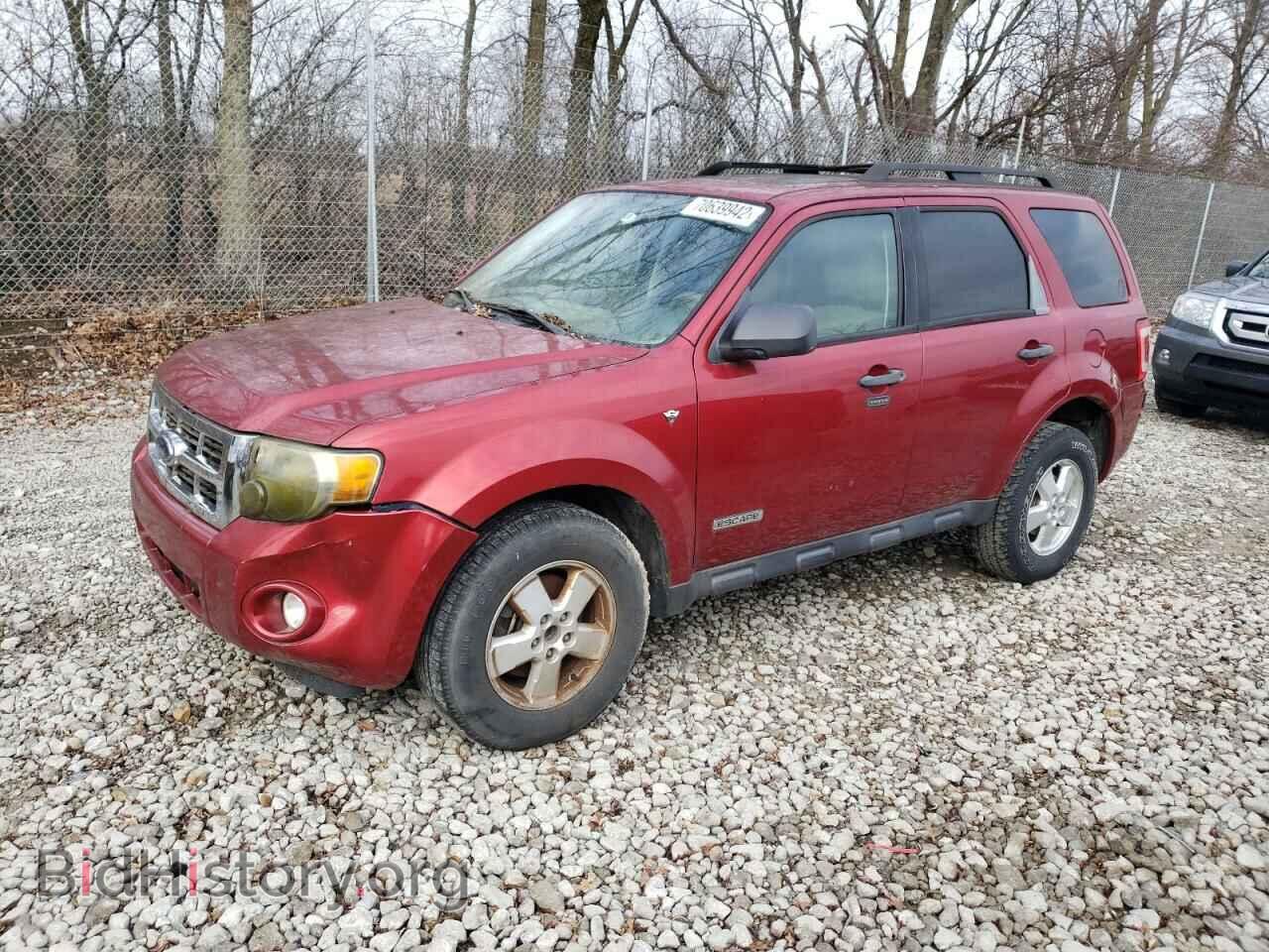 Photo 1FMCU03138KE81783 - FORD ESCAPE 2008
